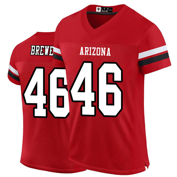 Kopkoc Arizona Red 46 B Football Stitched Jerseys