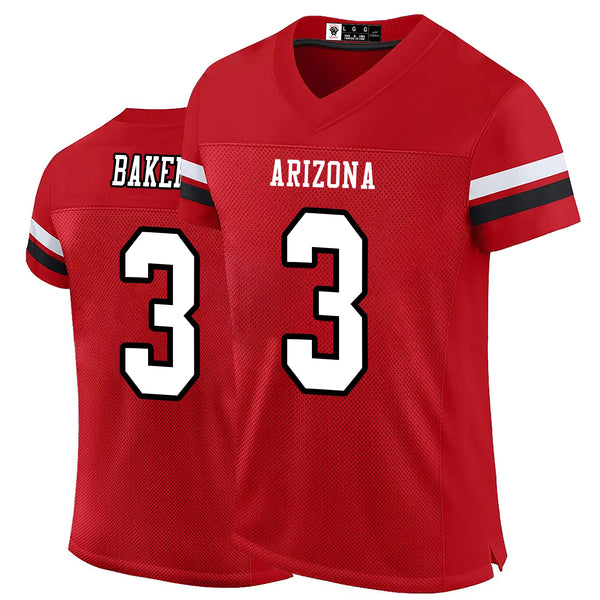 Kopkoc Arizona Red 3 B Football Stitched Jerseys