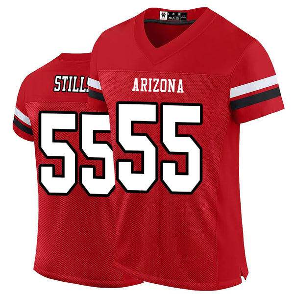 Kopkoc Arizona Red 55 S Football Stitched Jerseys