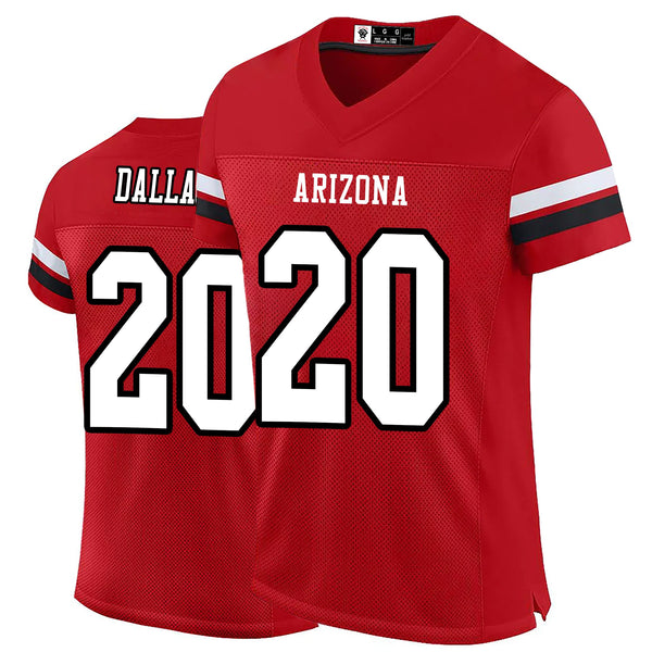 Kopkoc Arizona Red 20 D Football Stitched Jerseys