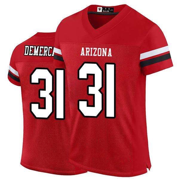 Kopkoc Arizona Red 31 D Football Stitched Jerseys