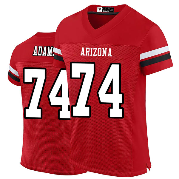 Kopkoc Arizona Red 74 A Football Stitched Jerseys