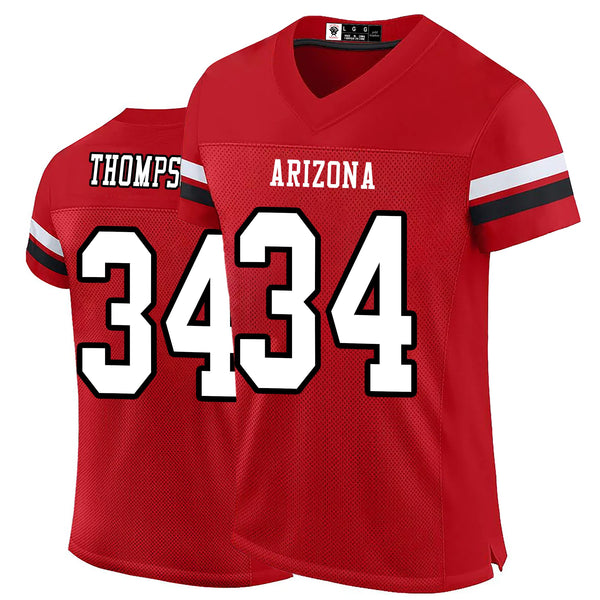 Kopkoc Arizona Red 34 T Football Stitched Jerseys