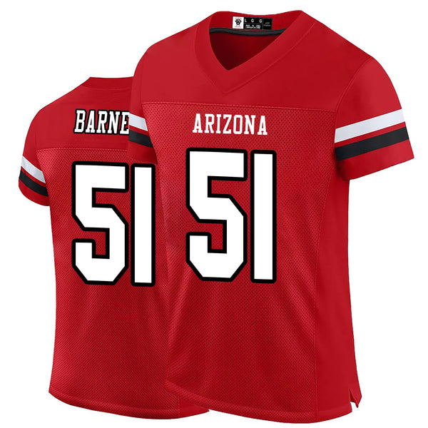 Kopkoc Arizona Red 51 B Football Stitched Jerseys