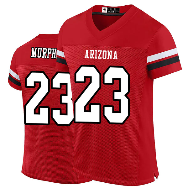 Kopkoc Arizona Red 23 M Football Stitched Jerseys