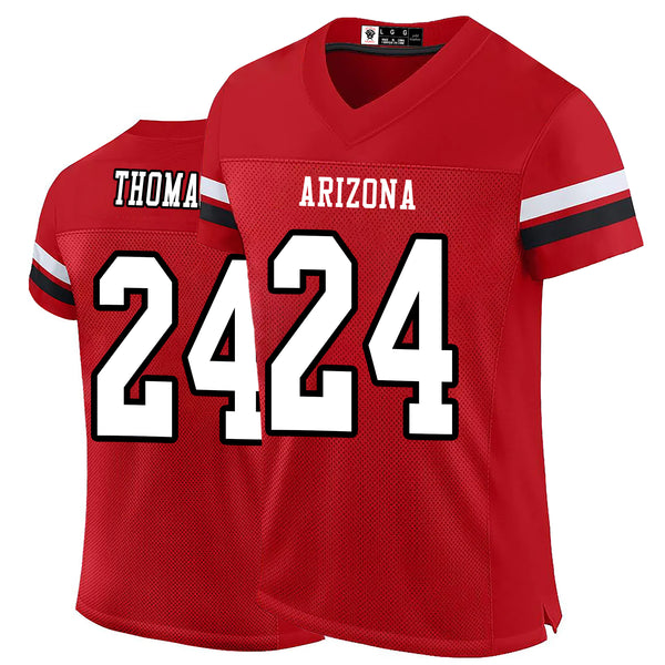 Kopkoc Arizona Red 24 T Football Stitched Jerseys