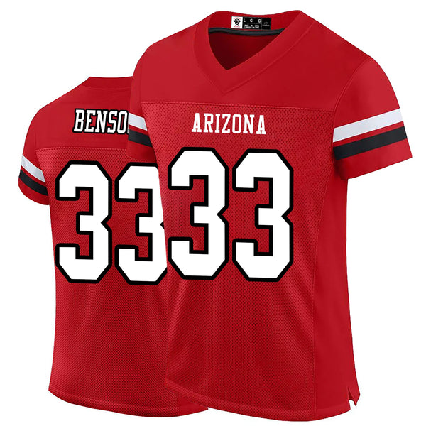 Kopkoc Arizona Red 33 B Football Stitched Jerseys