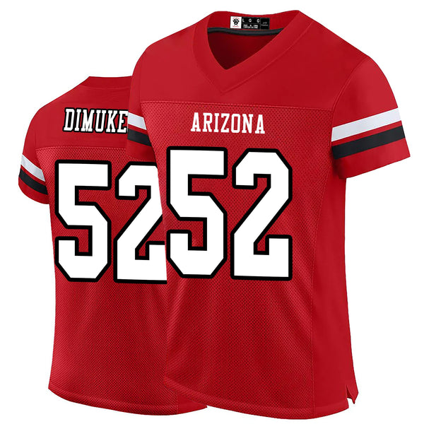 Kopkoc Arizona Red 52 D Football Stitched Jerseys