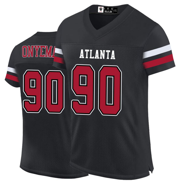 Kopkoc Atlanta Black 90 O Football Stitched Jerseys