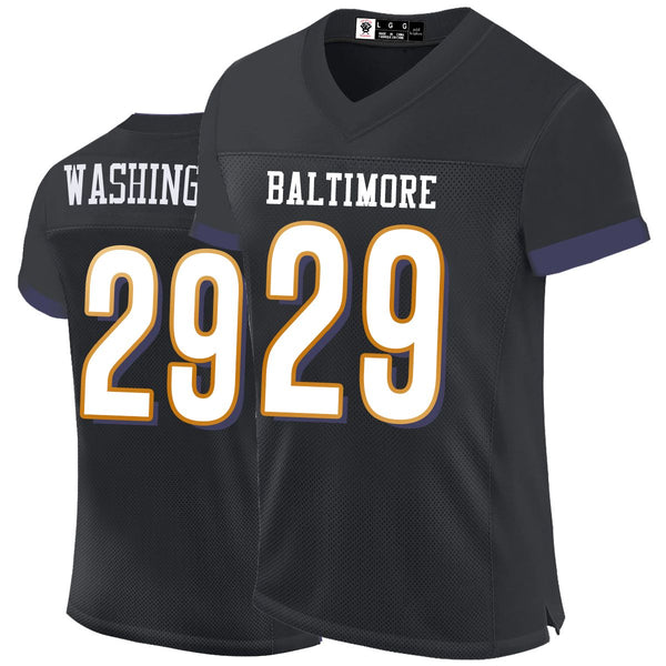 Kopkoc Baltimore Black 29 W Football Stitched Jerseys