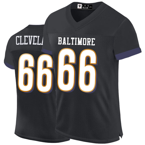 Kopkoc Baltimore Black 66 C Football Stitched Jerseys