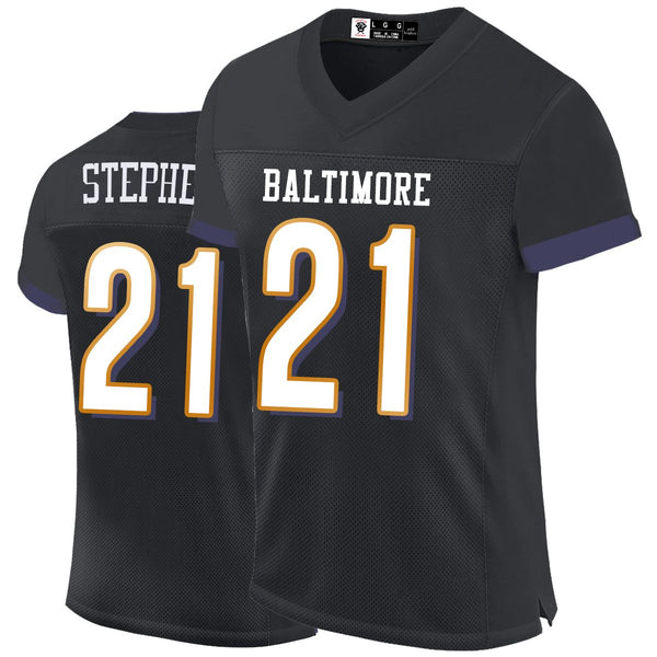 Kopkoc Baltimore Black 21 S Football Stitched Jerseys