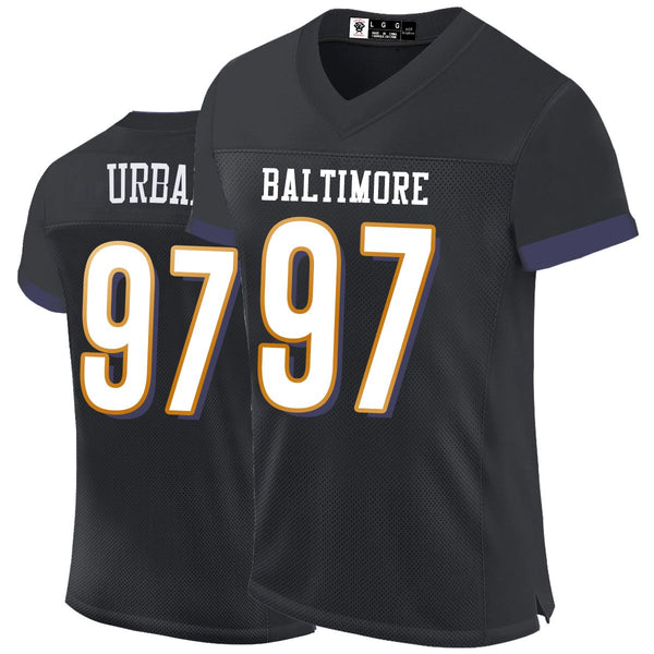 Kopkoc Baltimore Black 97 U Football Stitched Jerseys