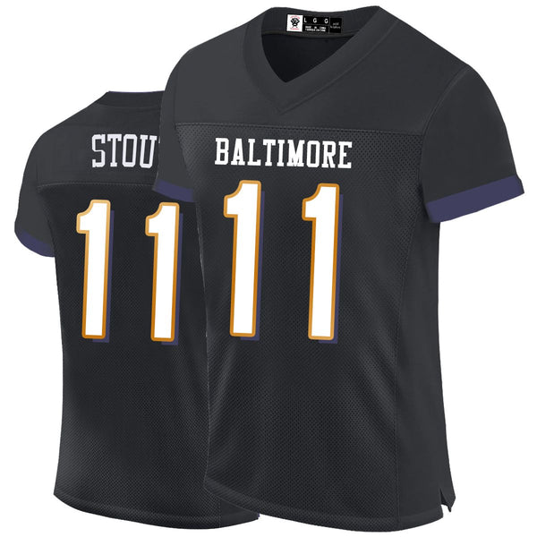 Kopkoc Baltimore Black 11 S Football Stitched Jerseys