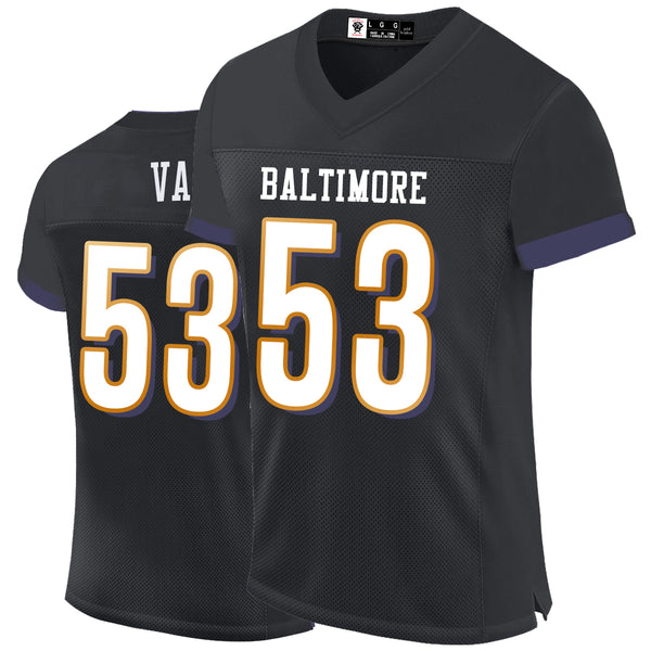 Kopkoc Baltimore Black 53 V Football Stitched Jerseys