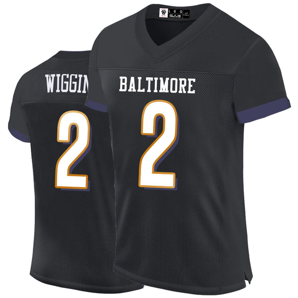 Kopkoc Baltimore Black 2 W Football Stitched Jerseys