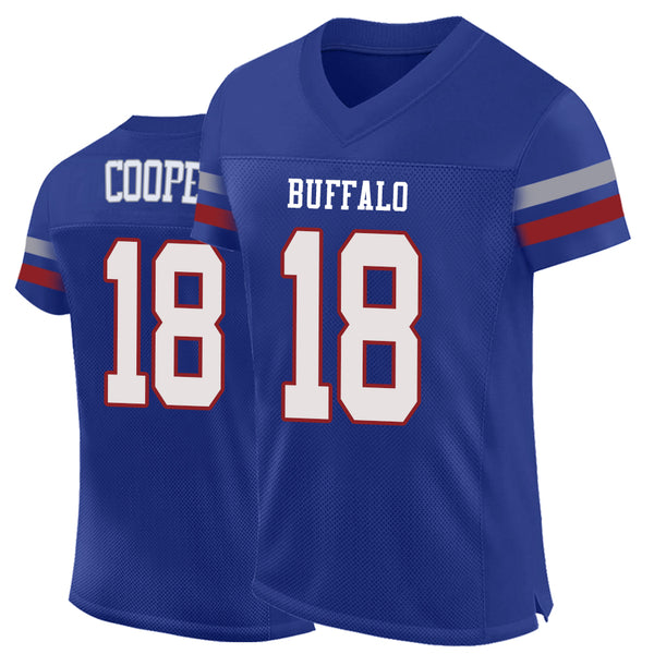 Kopkoc Buffalo Blue 18 C Football Stitched Jerseys