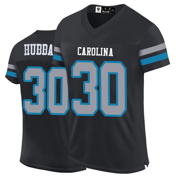 Kopkoc Carolina Black 30 H Football Stitched Jerseys