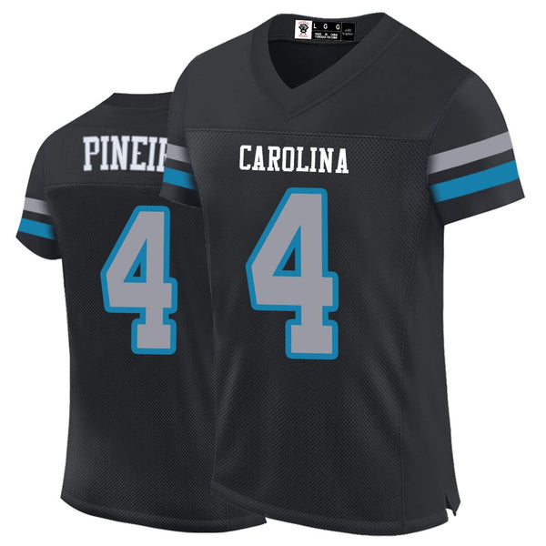 Kopkoc Carolina Black 4 P Football Stitched Jerseys