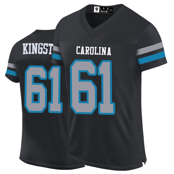 Kopkoc Carolina Black 61 K Football Stitched Jerseys