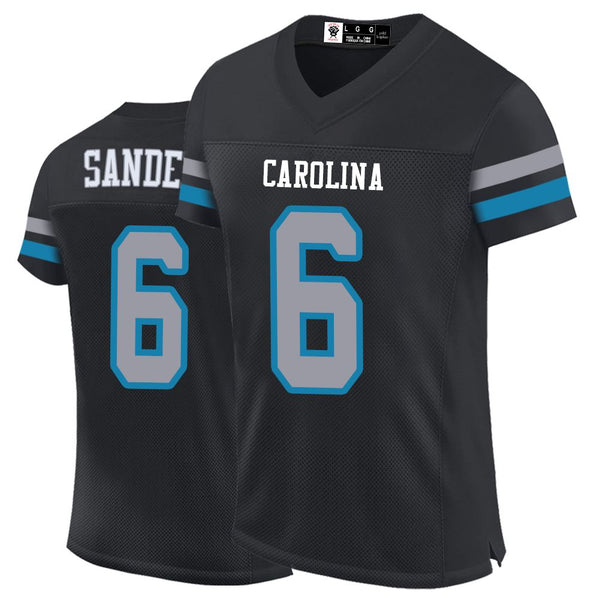 Kopkoc Carolina Black 6 S Football Stitched Jerseys