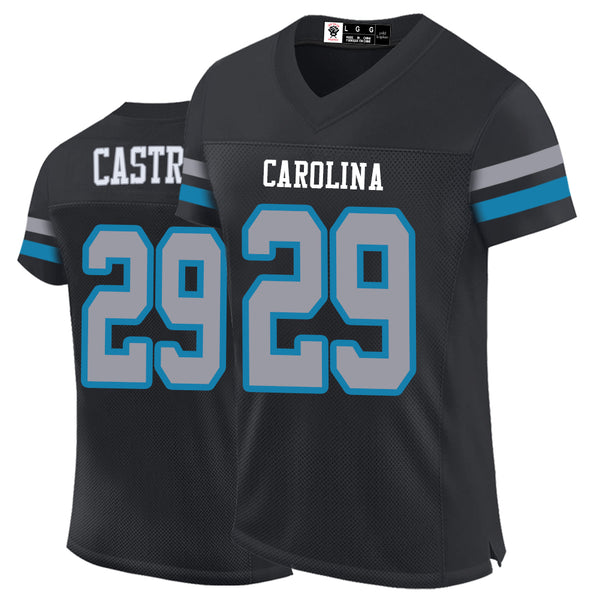 Kopkoc Carolina Black 29 C Football Stitched Jerseys