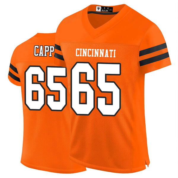 Kopkoc Cincinnati Orange 65 C Football Stitched Jerseys