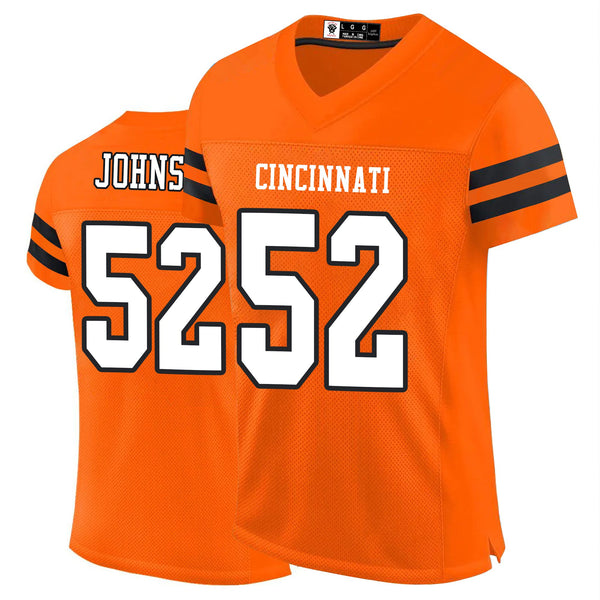 Kopkoc Cincinnati Orange 52 J Football Stitched Jerseys