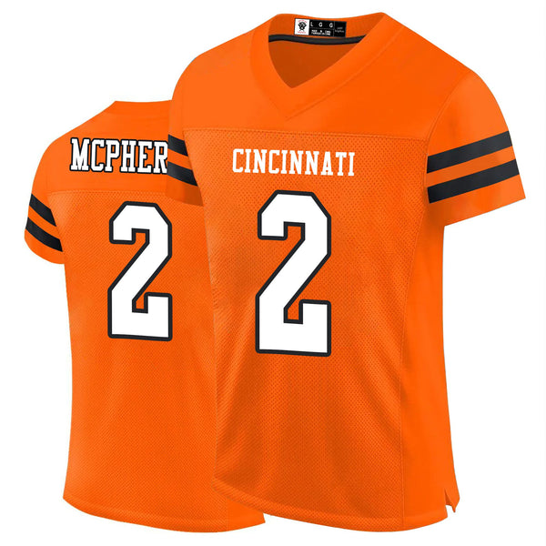 Kopkoc Cincinnati Orange 2 M Football Stitched Jerseys