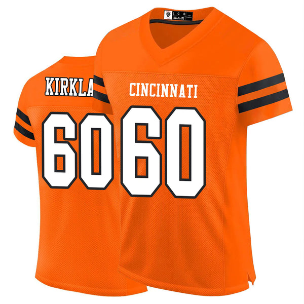 Kopkoc Cincinnati Orange 60 K Football Stitched Jerseys