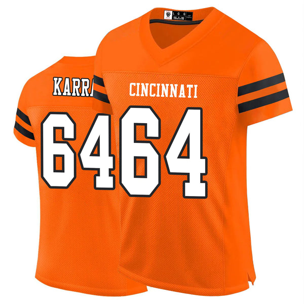 Kopkoc Cincinnati Orange 64 K Football Stitched Jerseys