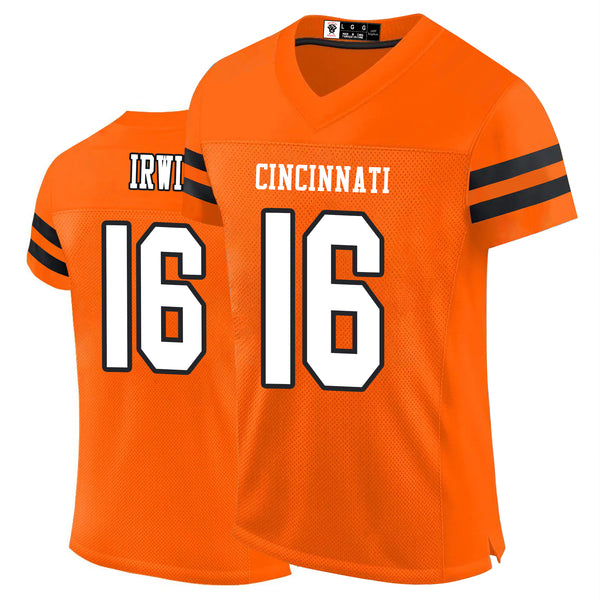 Kopkoc Cincinnati Orange 16 I Football Stitched Jerseys