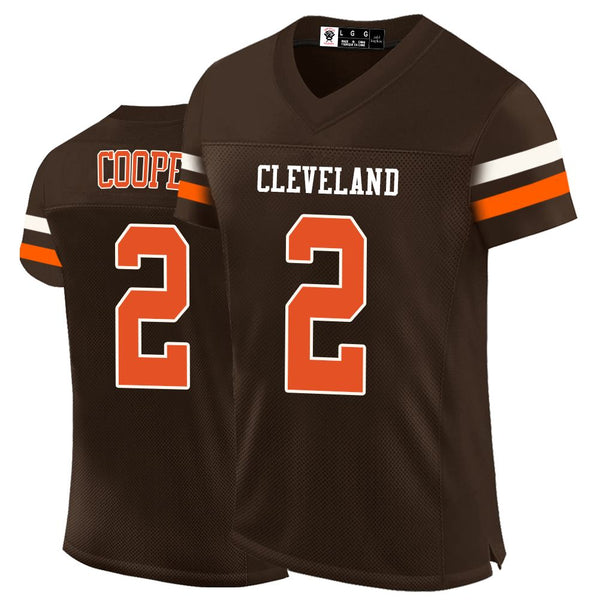 Kopkoc Cleveland Brown 2 C Football Stitched Jerseys