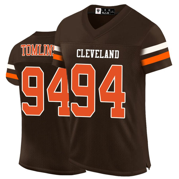 Kopkoc Cleveland Brown 94 T Football Stitched Jerseys