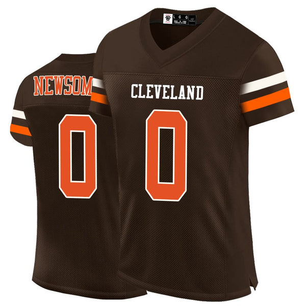 Kopkoc Cleveland Brown 0 N Football Stitched Jerseys