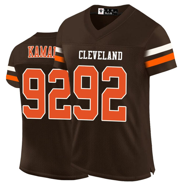 Kopkoc Cleveland Brown 92 K Football Stitched Jerseys