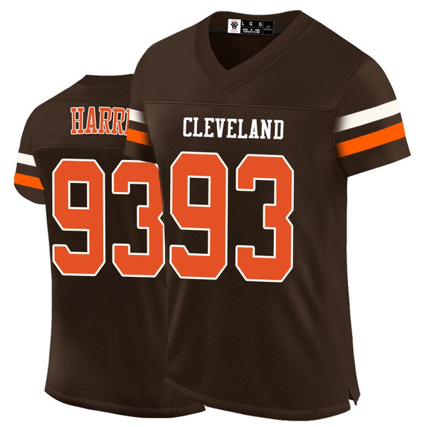 Kopkoc Cleveland Brown 93 H Football Stitched Jerseys