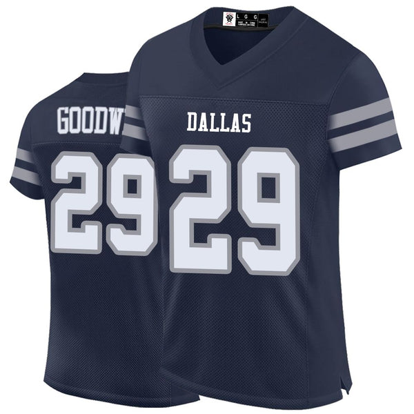 Kopkoc Dallas Navy 29 G Football Stitched Jerseys