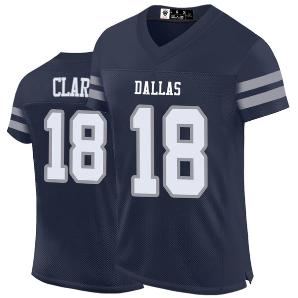 Kopkoc Dallas Navy 18 C Football Stitched Jerseys