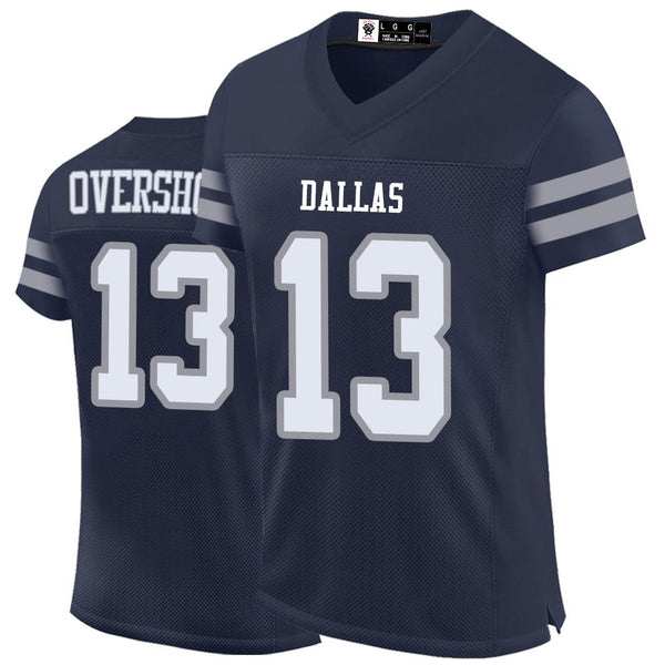 Kopkoc Dallas Navy 13 O Football Stitched Jerseys