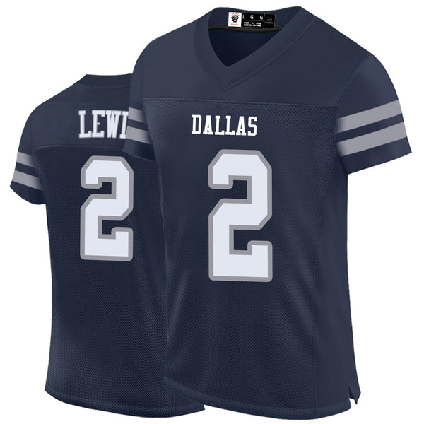 Kopkoc Dallas Navy 2 L Football Stitched Jerseys