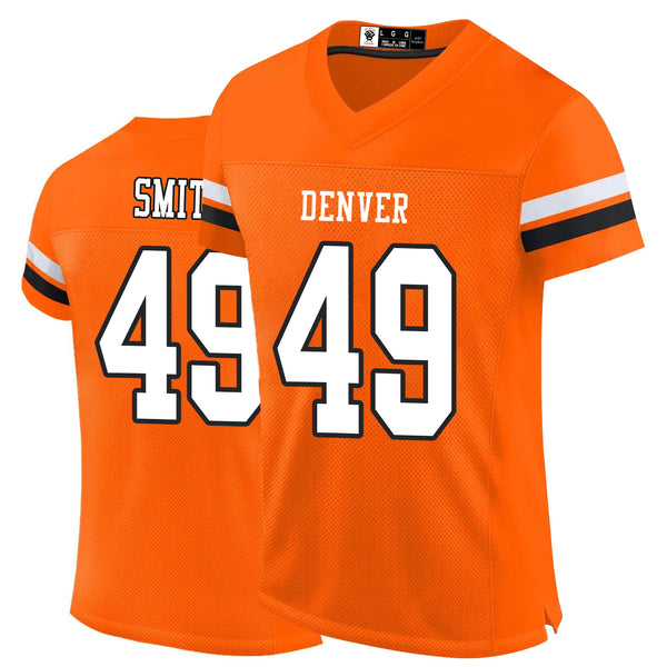 Kopkoc Denver Orange 49 S Football Stitched Jerseys