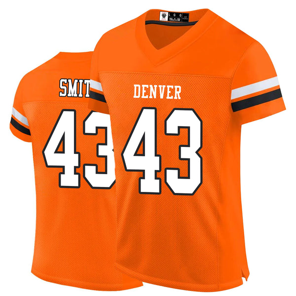 Kopkoc Denver Orange 43 S Football Stitched Jerseys