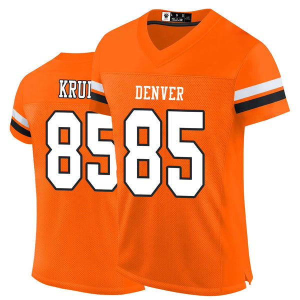 Kopkoc Denver Orange 85 K Football Stitched Jerseys