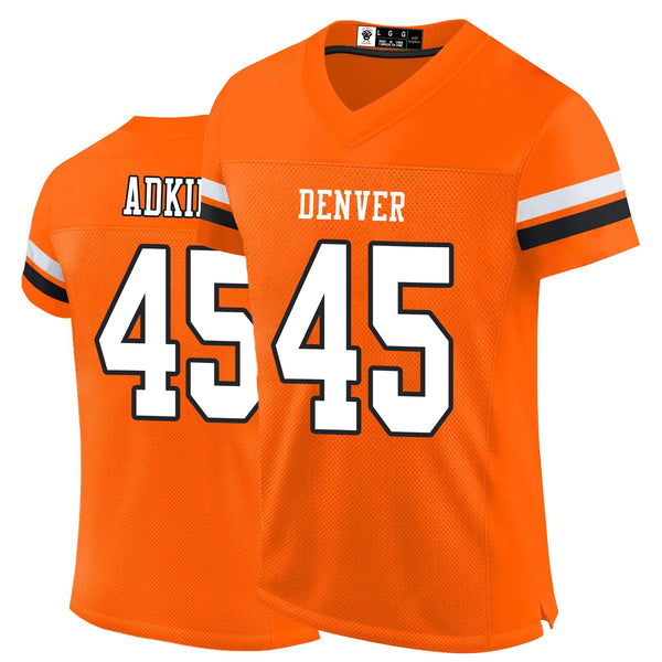 Kopkoc Denver Orange 45 A Football Stitched Jerseys