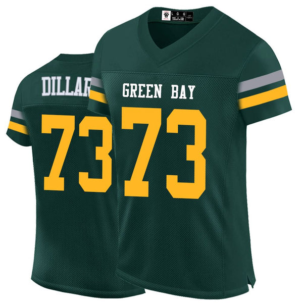 Kopkoc Green Bay Green 73 D Football Stitched Jerseys