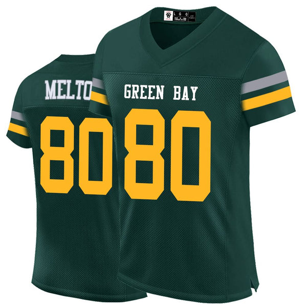 Kopkoc Green Bay Green 80 M Football Stitched Jerseys