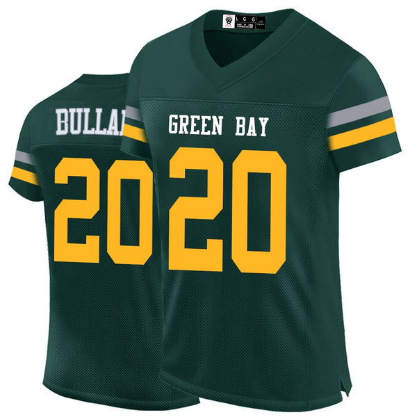 Kopkoc Green Bay Green 20 B Football Stitched Jerseys