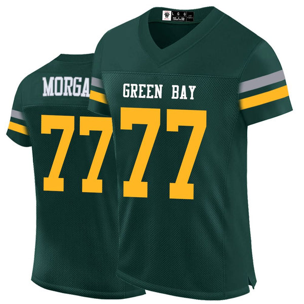 Kopkoc Green Bay Green 77 M Football Stitched Jerseys