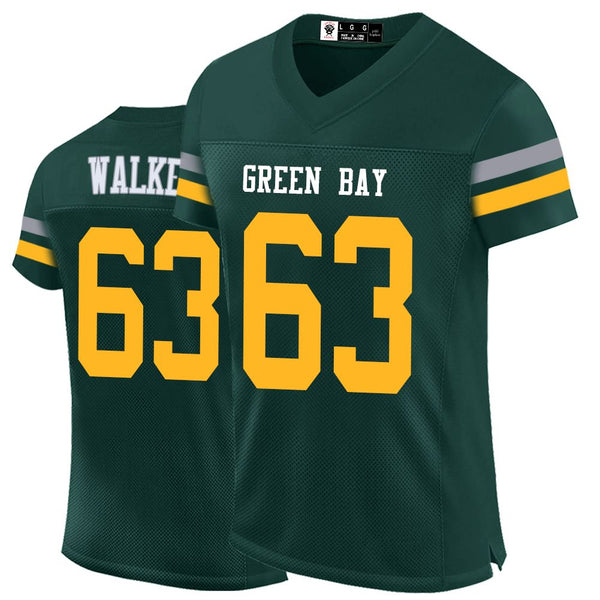 Kopkoc Green Bay Green 63 W Football Stitched Jerseys